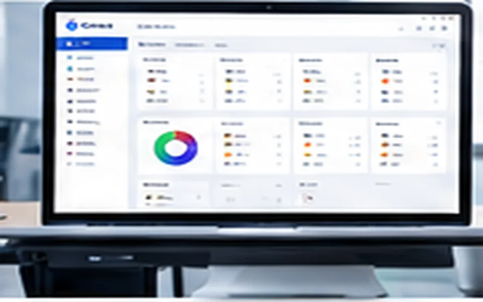 Illustrative ERP Software software dashboard